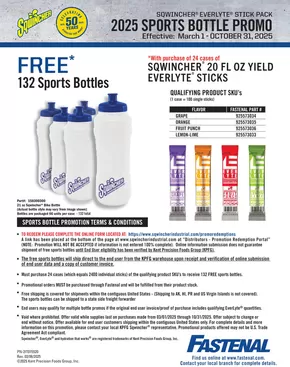 Fastenal catalogue in Bloomsburg PA | Fastenal Sqwincher Promo | 2025-01-01T00:00:00.000Z - 2025-12-31T00:00:00.000Z