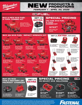 Fastenal catalogue in Bloomsburg PA | Fastenal Milwaukee Q2 Promo | 2025-05-01T00:00:00.000Z - 2025-08-31T00:00:00.000Z