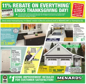 Menards catalogue in Sioux Falls SD | Menards Early Black Friday Sale 2024 | 2025-11-17T00:00:00.000Z - 2025-11-27T00:00:00.000Z