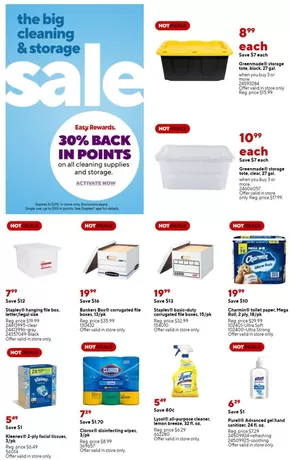 Staples flyer