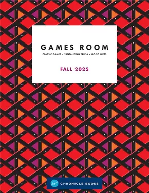Chronicle Books catalogue | Games Room Fall 2025 | 2025-09-22T00:00:00.000Z - 2025-12-21T00:00:00.000Z