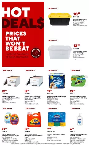 Staples flyer