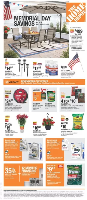 Home Depot catalogue in Bakersfield CA | Home Depot flyer | 2025-05-15T00:00:00.000Z - 2025-05-28T00:00:00.000Z