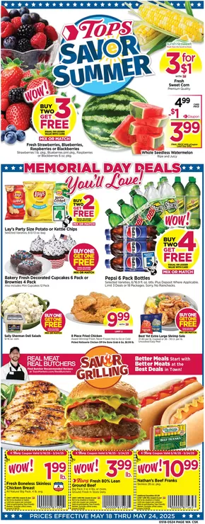 Tops catalogue in Carmel NY | Wide range of offers | 2025-05-18T00:00:00.000Z - 2025-05-24T00:00:00.000Z