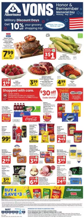 Albertsons catalogue in Valencia CA | Current special promotions | 2025-05-21T00:00:00.000Z - 2025-05-27T00:00:00.000Z