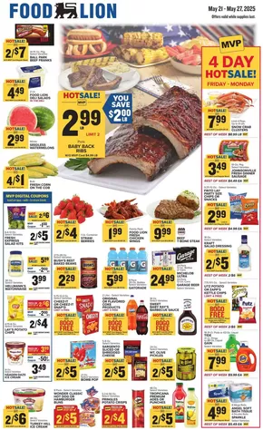 Food Lion catalogue in Sanford NC | Save now with our deals | 2025-05-21T00:00:00.000Z - 2025-05-27T00:00:00.000Z