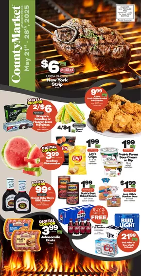 County Market catalogue in Monmouth IL | Our best offers for you | 2025-05-21T00:00:00.000Z - 2025-05-28T00:00:00.000Z