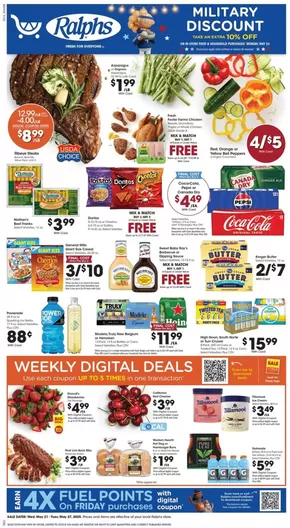 Ralphs catalogue in Valencia CA | Ralphs Weekly ad | 2025-05-21T00:00:00.000Z - 2025-05-27T00:00:00.000Z