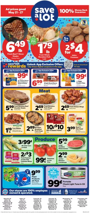 Save a Lot catalogue in Monticello KY | Current special promotions | 2025-05-21T00:00:00.000Z - 2025-05-27T00:00:00.000Z
