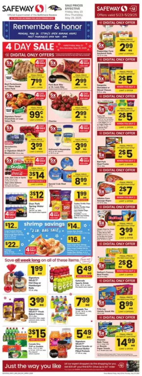 Safeway catalogue in Falls Church VA | Exclusive deals and bargains | 2025-05-23T00:00:00.000Z - 2025-05-29T00:00:00.000Z