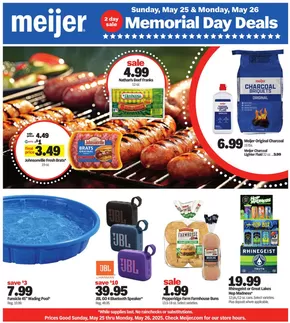 Meijer catalogue | Save now with our deals | 2025-05-25T00:00:00.000Z - 2025-05-26T00:00:00.000Z