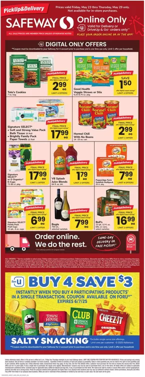 Safeway catalogue in District Heights MD | Current special promotions | 2025-05-23T00:00:00.000Z - 2025-05-29T00:00:00.000Z