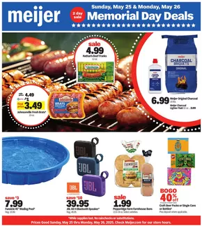 Meijer catalogue in Alpena MI | Great offer for all customers | 2025-05-25T00:00:00.000Z - 2025-05-26T00:00:00.000Z