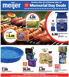Meijer catalogue in Alpena MI | Exclusive deals for our customers | 2025-05-25T00:00:00.000Z - 2025-05-26T00:00:00.000Z