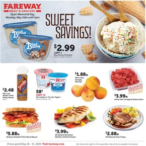 Fareway catalogue in Fort Dodge IA | Current bargains and offers | 2025-05-26T00:00:00.000Z - 2025-05-31T00:00:00.000Z