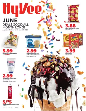 Hy-Vee catalogue in Red Oak IA | Current bargains and offers | 2025-05-26T00:00:00.000Z - 2025-06-30T00:00:00.000Z