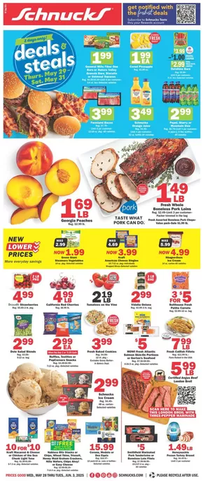 Schnucks catalogue in Evansville IN | Our best deals for you | 2025-05-28T00:00:00.000Z - 2025-06-03T00:00:00.000Z