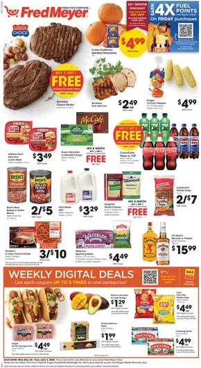 Fred Meyer catalogue | Attractive special offers for everyone | 2025-05-28T00:00:00.000Z - 2025-06-03T00:00:00.000Z