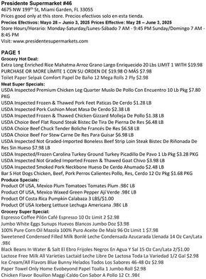 Presidente catalogue in Doral FL | New offers to discover | 2025-05-28T00:00:00.000Z - 2025-06-03T00:00:00.000Z