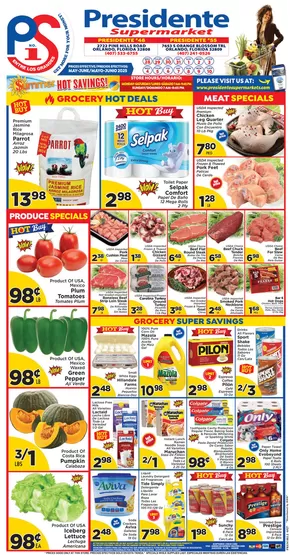 Presidente catalogue in Ocoee FL | Exclusive deals for our customers | 2025-05-28T00:00:00.000Z - 2025-06-10T00:00:00.000Z