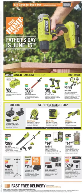 Home Depot catalogue in Vicksburg MS | Home Depot flyer | 2025-05-29T00:00:00.000Z - 2025-06-18T00:00:00.000Z
