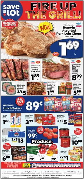 Save a Lot catalogue in Scio OH | Great discounts on selected products | 2025-05-28T00:00:00.000Z - 2025-06-10T00:00:00.000Z