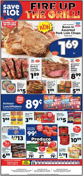 Save a Lot catalogue in Rushsylvania OH | Offers for bargain hunters | 2025-05-28T00:00:00.000Z - 2025-06-10T00:00:00.000Z