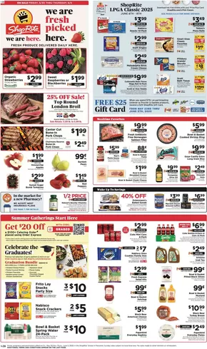 ShopRite catalogue in Eatontown NJ | Weekly Ads ShopRite | 2025-05-30T00:00:00.000Z - 2025-06-05T00:00:00.000Z