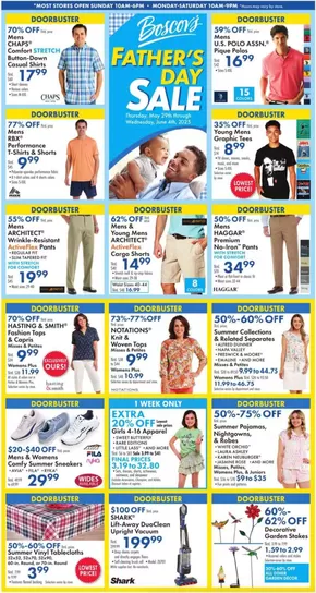 Boscov's catalogue in Seekonk MA | Discover attractive offers | 2025-05-29T00:00:00.000Z - 2025-06-04T00:00:00.000Z