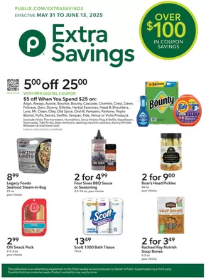Publix catalogue in Doral FL | Publix Extra Savings | 2025-05-31T00:00:00.000Z - 2025-06-13T00:00:00.000Z