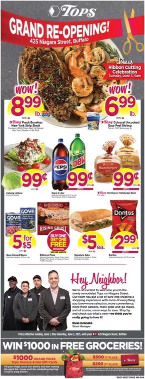 Tops catalogue in East Aurora NY | Tops weekly ad | 2025-06-01T00:00:00.000Z - 2025-06-07T00:00:00.000Z