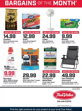 True Value catalogue | True Value June Bargains of the Month | 2025-06-01T00:00:00.000Z - 2025-06-30T00:00:00.000Z