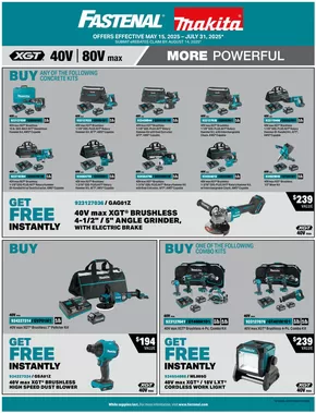 Fastenal catalogue in Hauppauge NY | Fastenal Makita Q2 Promo | 2025-05-01T00:00:00.000Z - 2025-08-31T00:00:00.000Z