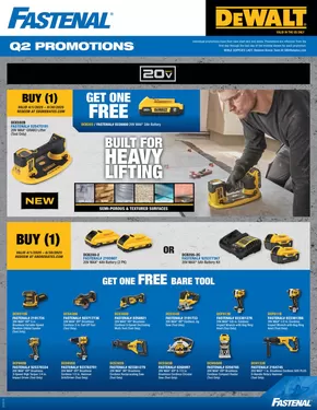 Fastenal catalogue in Hauppauge NY | Fastenal Dewalt Q2 Promo | 2025-05-01T00:00:00.000Z - 2025-08-31T00:00:00.000Z