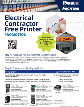 Fastenal catalogue in Hauppauge NY | Fastenal Panduit 2025 Promo | 2025-01-01T00:00:00.000Z - 2025-12-31T00:00:00.000Z