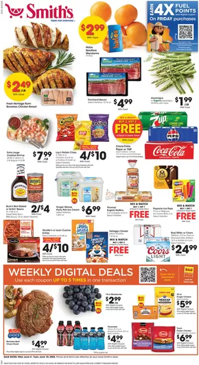 Smith's catalogue in Great Falls MT | Top deals and discounts | 2025-06-04T00:00:00.000Z - 2025-06-10T00:00:00.000Z
