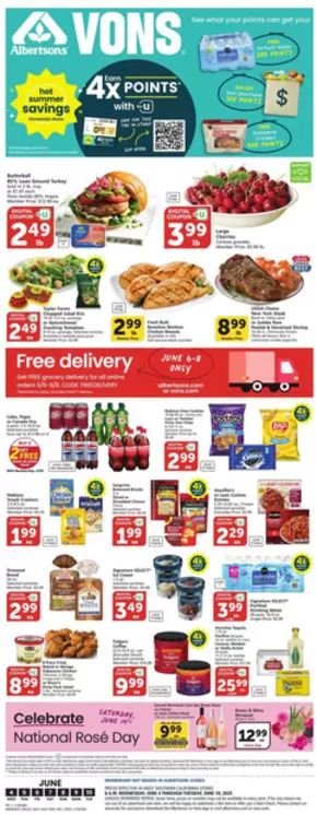 Albertsons catalogue in La Habra CA | Top offers for all bargain hunters | 2025-06-04T00:00:00.000Z - 2025-06-10T00:00:00.000Z