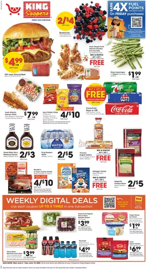 King Soopers catalogue in Wheat Ridge CO | Offers for bargain hunters | 2025-06-04T00:00:00.000Z - 2025-06-10T00:00:00.000Z