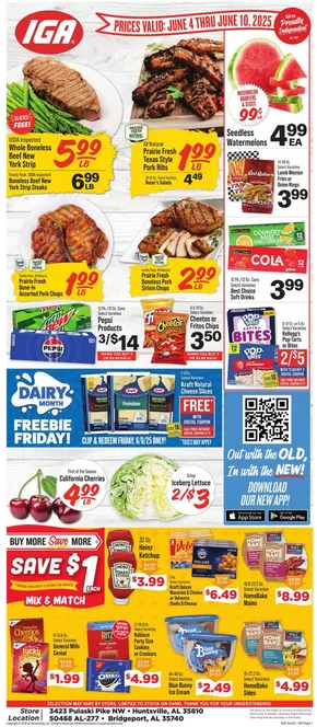 IGA catalogue in Fair Play SC | Great discounts on selected products | 2025-06-04T00:00:00.000Z - 2025-06-10T00:00:00.000Z