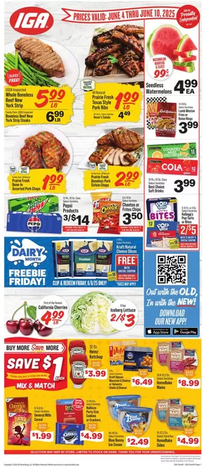 IGA catalogue in Fair Play SC | Offers for bargain hunters | 2025-06-04T00:00:00.000Z - 2025-06-10T00:00:00.000Z