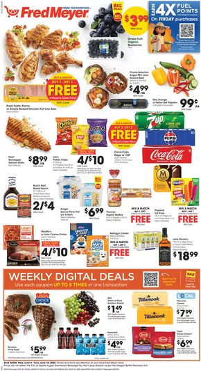 Fred Meyer catalogue | Attractive special offers for everyone | 2025-06-04T00:00:00.000Z - 2025-06-10T00:00:00.000Z