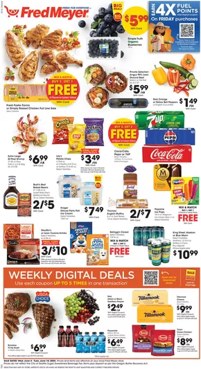 Fred Meyer catalogue | Offers for bargain hunters | 2025-06-04T00:00:00.000Z - 2025-06-10T00:00:00.000Z