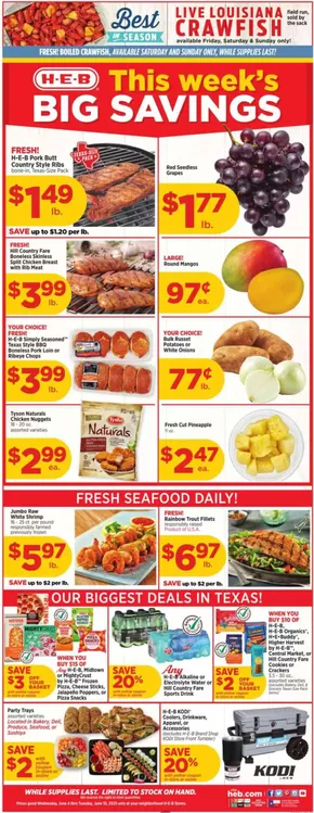 H-E-B catalogue in Tomball TX | Weekly Ads H-E-B | 2025-06-04T00:00:00.000Z - 2025-06-10T00:00:00.000Z