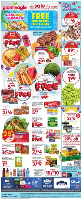 Giant Eagle catalogue in Farrell PA | Wide range of offers | 2025-06-05T00:00:00.000Z - 2025-06-11T00:00:00.000Z