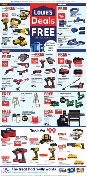 Lowe's catalogue in Moselle MS | Exclusive bargains | 2025-06-05T00:00:00.000Z - 2025-06-18T00:00:00.000Z