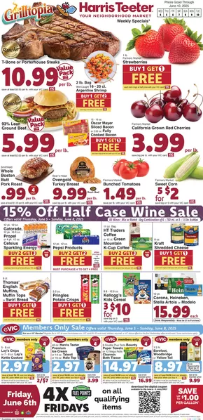 Harris Teeter catalogue in Cary NC | Top deals and discounts | 2025-06-04T00:00:00.000Z - 2025-06-10T00:00:00.000Z