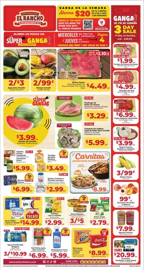 Supermercado El Rancho catalogue in Burleson TX | Exclusive deals for our customers | 2025-06-04T00:00:00.000Z - 2025-06-10T00:00:00.000Z