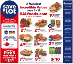 Save a Lot catalogue in Sikeston MO | Exclusive deals for our customers | 2025-06-04T00:00:00.000Z - 2025-06-10T00:00:00.000Z