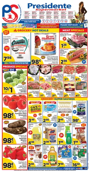 Presidente catalogue in Miami FL | Presidente weekly ad | 2025-06-01T00:00:00.000Z - 2025-06-30T00:00:00.000Z