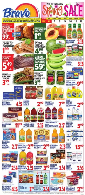 Bravo Supermarkets catalogue in Southington CT | Current bargains and offers | 2025-06-06T00:00:00.000Z - 2025-06-12T00:00:00.000Z